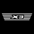 BMW X3  LOGO PROJECTOT LIGHTS (quantity 1 = 1 sets/2 door lights)Nr.bmw0056
