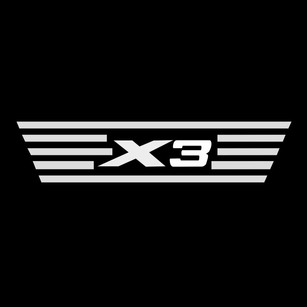 BMW X3  LOGO PROJECTOT LIGHTS (quantity 1 = 1 sets/2 door lights)Nr.bmw0056