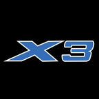 BMW  X3   LOGO PROJECTOT LIGHTS (quantity 1 = 1 sets/2 door lights)Nr.bmw0061