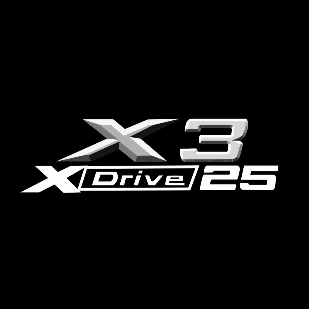 BMW X3 X drive 25  LOGO PROJECTOT LIGHTS (quantity 1 = 1 sets/2 door lights)Nr.bmw0055