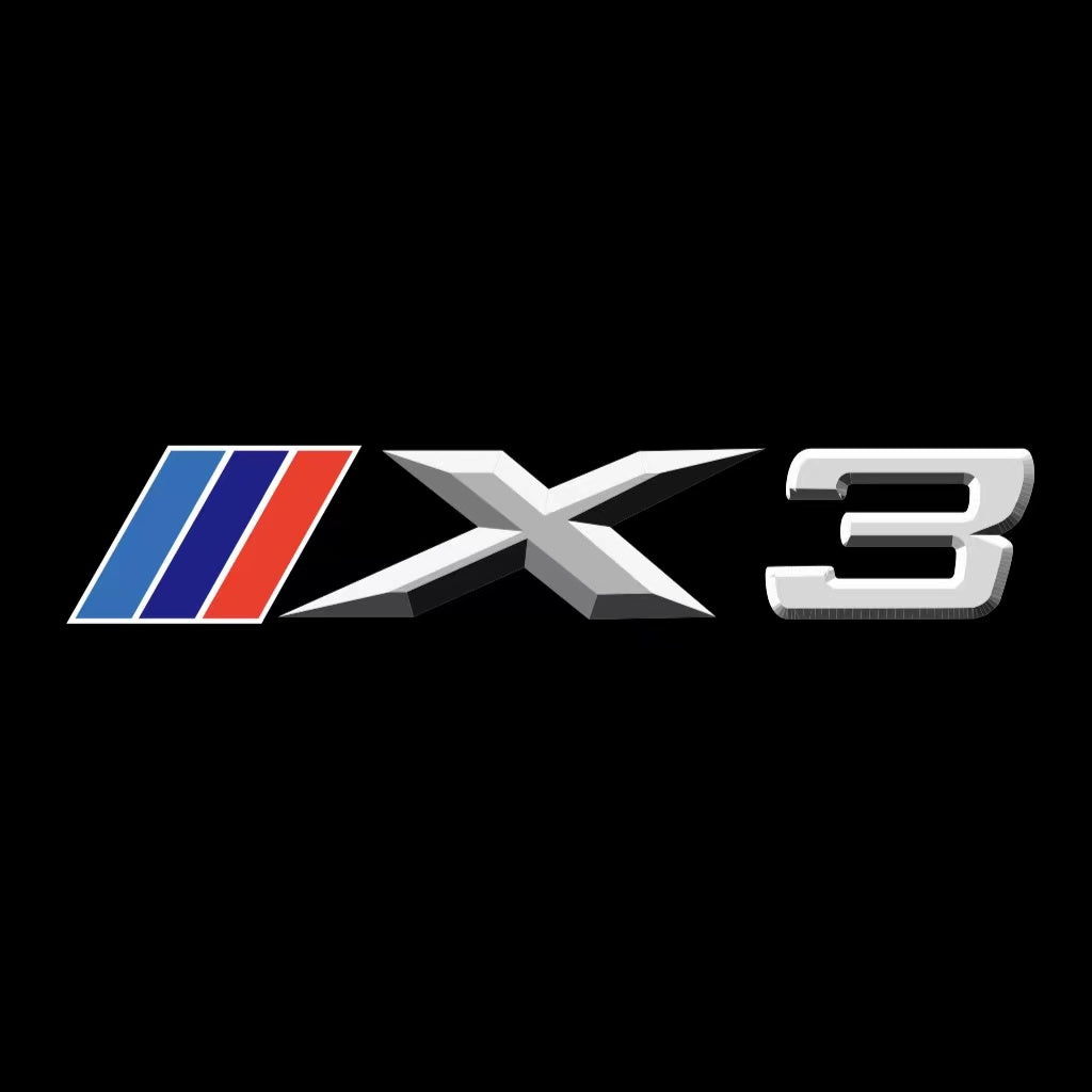 BMW X3 LOGO PROJECTOT LIGHTS Nr.600X311