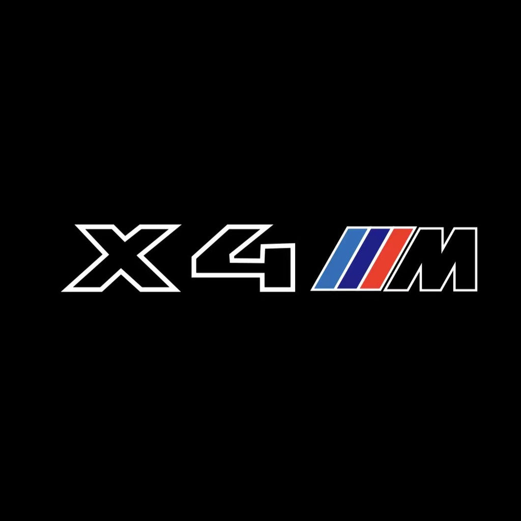BMW  X4M LOGO PROJECTOT LIGHTS (quantity 1 = 1 sets/2 door lights)Nr.bmw0037