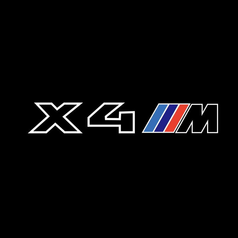 BMW  X4M  LOGO PROJECTOT LIGHTS Nr.600X410