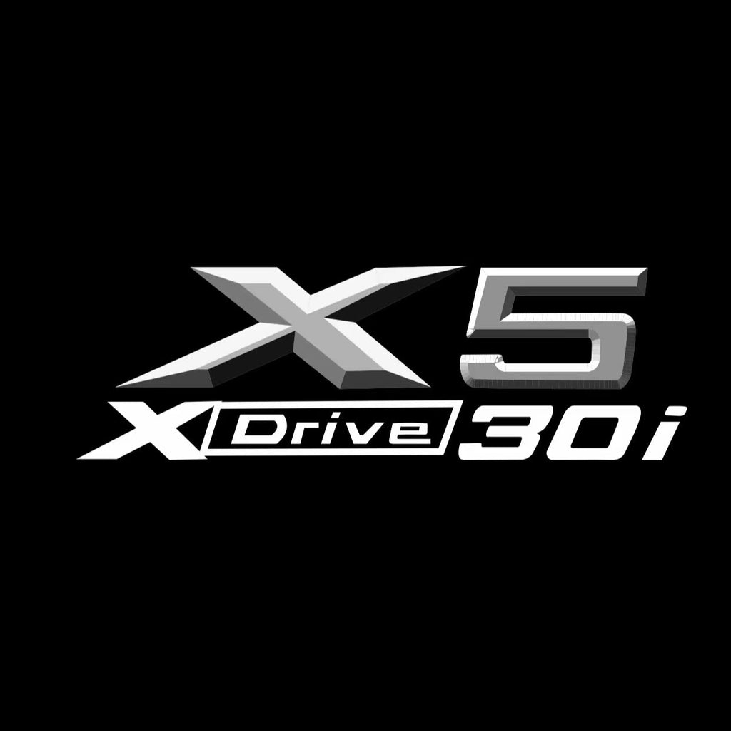 BMW X5 X Drive 30i  LOGO PROJECTOT LIGHTS (quantity 1 = 1 sets/2 door lights)Nr.bmw00119