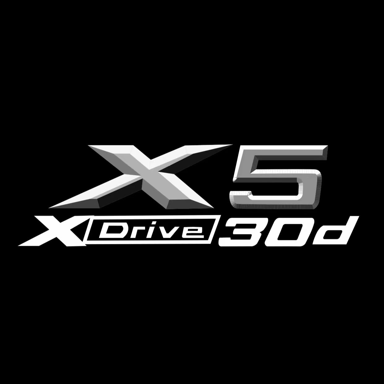BMW X5 XDrive 30d  LOGO PROJECTOT LIGHTS (quantity 1 = 1 sets/2 door lights)Nr.bmw00114