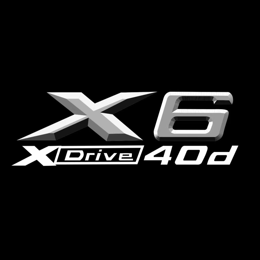 BMW X6 Xdrive  LOGO PROJECTOT LIGHTS (quantity 1 = 1 sets/2 door lights)Nr.bmw0083