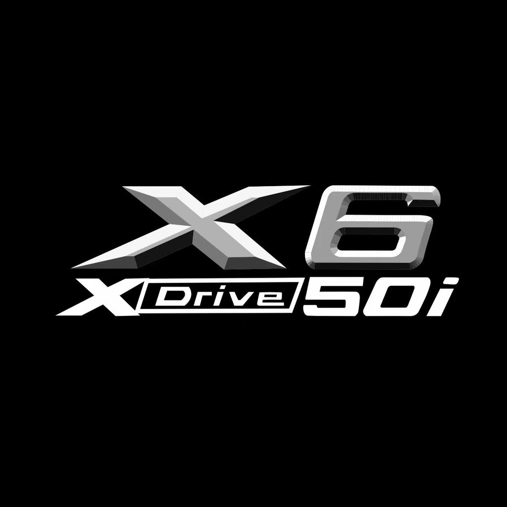 BMW X6 Xdrive   LOGO PROJECTOT LIGHTS (quantity 1 = 1 sets/2 door lights) Nr.bmw009