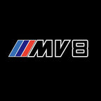 BMW M V8  LOGO PROJECTOT LIGHTS (quantity 1 = 1 sets/2 door lights)Nr.bmw0089