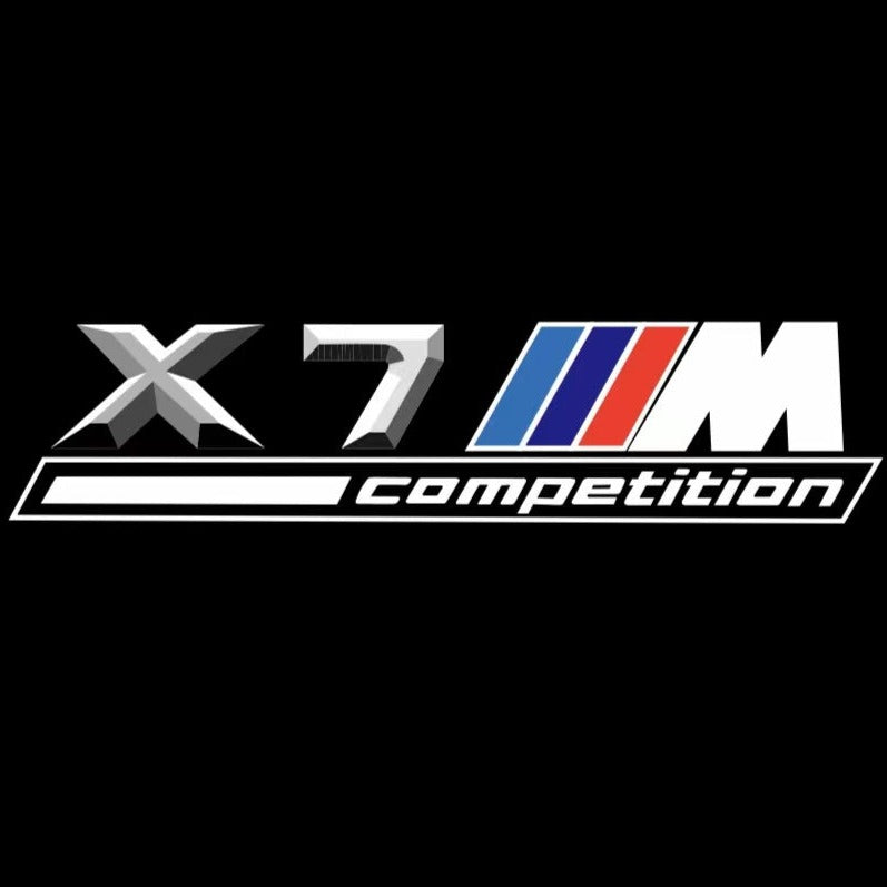 BMW  X7M LOGO PROJECTOT LIGHTS (quantity 1 = 1 sets/2 door lights)Nr.bmw00172