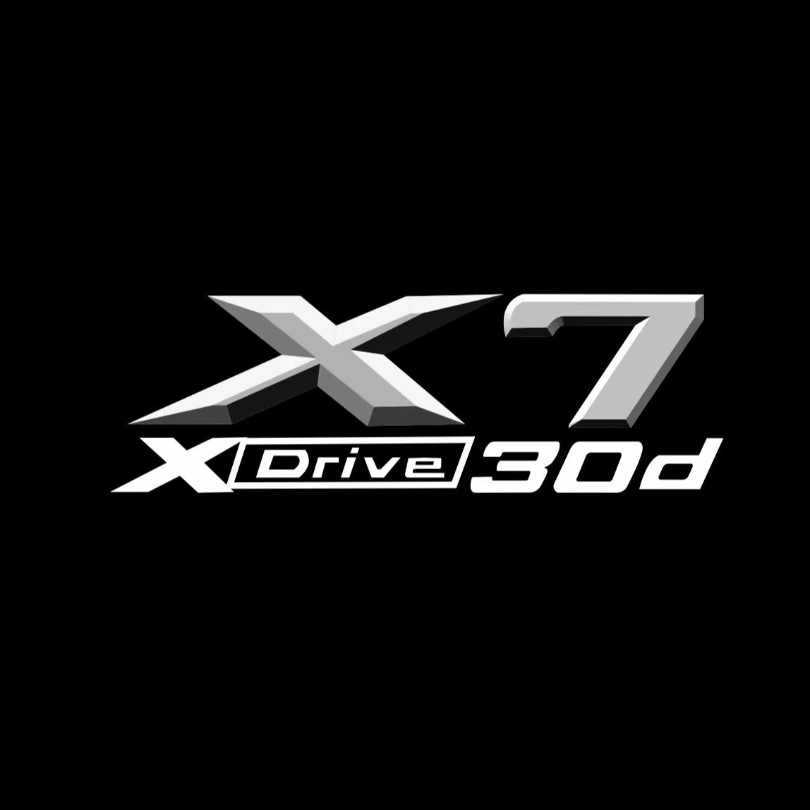BMW X7 Drive 30d   LOGO PROJECTOT LIGHTS (quantity 1 = 1 sets/2 door lights)Nr.bmw00170