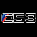 BMW  X5 / X5M  E53  LOGO PROJECTOT LIGHTS Nr.600x149