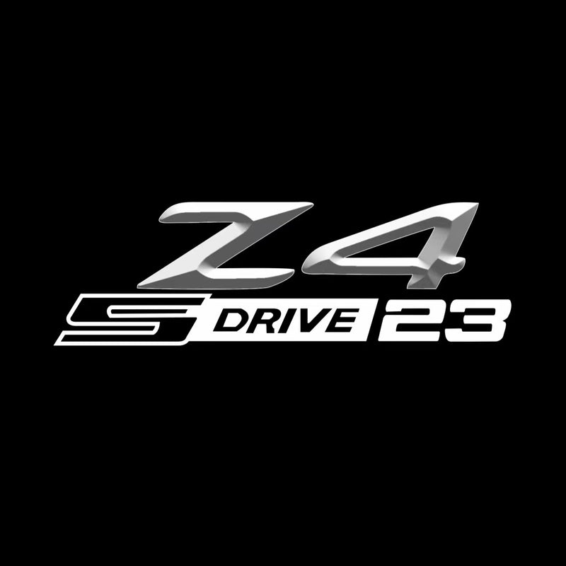 BMW  Z4 S DRIVE  LOGO PROJECTOT LIGHTS Nr.600x111