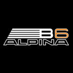 ALPINA B6 LOGO PROJECTOT LIGHTS  (quantity 1 = 1 sets/2 door lights)Nr.099B09