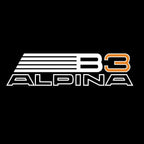 ALPINA B3 LOGO PROJECTOT LIGHTS  (quantity 1 = 1 sets/2 door lights)Nr.099B032
