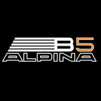 ALPINA B5 LOGO PROJECTOT LIGHTS  (quantity 1 = 1 sets/2 door lights)Nr.099B046