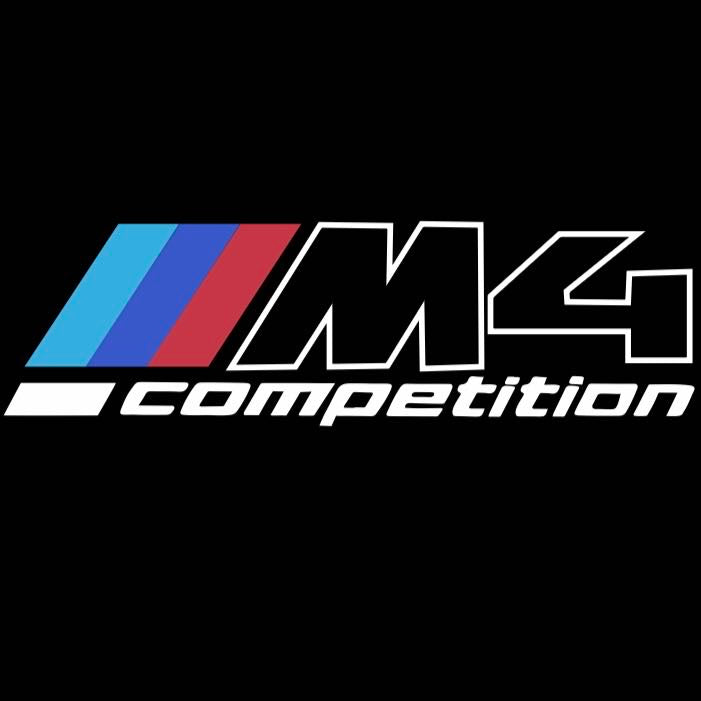 BMW  M4  LOGO PROJECTOT LIGHTS (quantity 1 = 1 sets/2 door lights)Nr.bmw00207