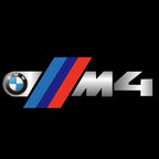 BMW  4  SERIES M4  LOGO PROJECTOT LIGHTS (quantity 1 = 1 sets/2 door lights)Nr.bmw00184