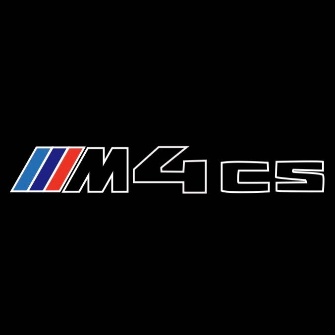 BMW 4  SERIES M4   LOGO PROJECTOT LIGHTS (quantity 1 = 1 sets/2 door lights)Nr.bmw00190