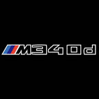 BMW 3 SERIES M340 d  LOGO PROJECTOT LIGHTS (quantity 1 = 1 sets/2 door lights)Nr.bmw00385