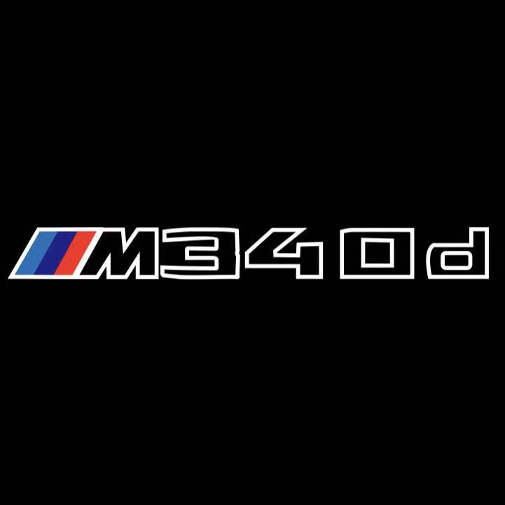 BMW 3 SERIES M340 d  LOGO PROJECTOT LIGHTS (quantity 1 = 1 sets/2 door lights)Nr.bmw00385