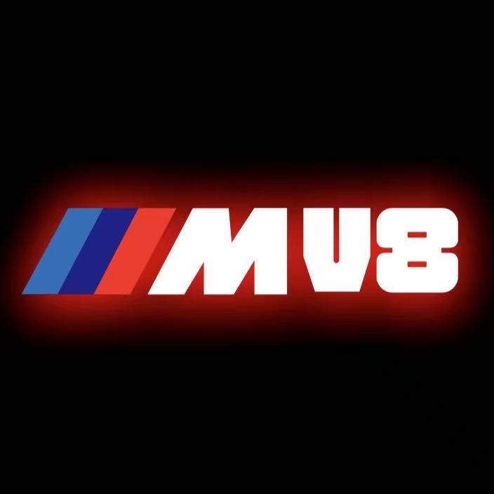 BMW  V8 M  LOGO PROJECTOT LIGHTS (quantity 1 = 1 sets/2 door lights)Nr.bmw00398
