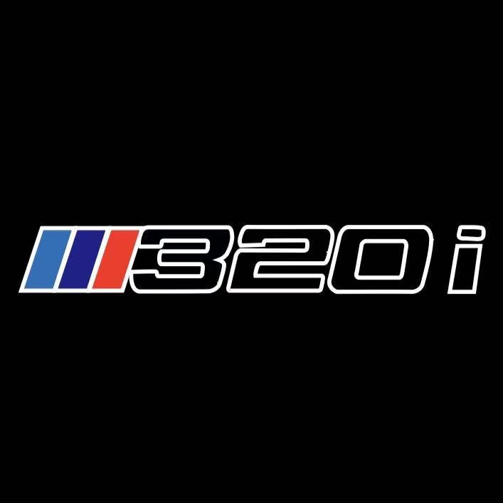 BMW 3 SERIES 320 i LOGO PROJECTOT LIGHTS (quantity 1 = 1 sets/2 door lights) Nr.BMW414
