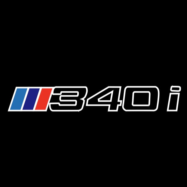 BMW 3 SERIES 340 i    LOGO PROJECTOT LIGHTS (quantity 1 = 1 sets/2 door lights) Nr.bmw404