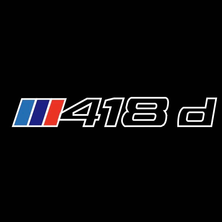 BMW 4 SERIES 418 d  LOGO PROJECTOT LIGHTS (quantity 1 = 1 sets/2 door lights)Nr.bmw00181
