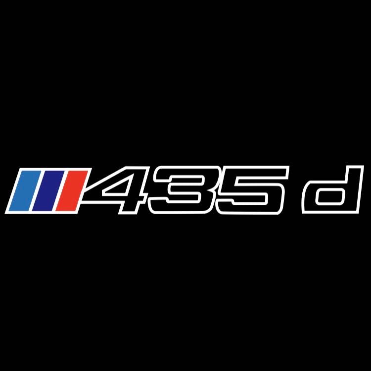 BMW  4  SERIES 435 d LOGO PROJECTOT LIGHTS (quantity 1 = 1 sets/2 door lights)Nr.bmw00187