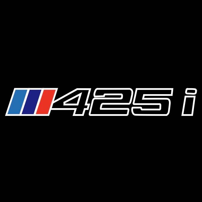 BMW  4 SERIES 425 i    LOGO PROJECTOT LIGHTS (quantity 1 = 1 sets/2 door lights)Nr.bmw00179
