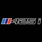 BMW  4 SERIES 425 i    LOGO PROJECTOT LIGHTS (quantity 1 = 1 sets/2 door lights)Nr.bmw00179
