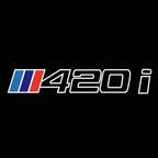BMW  4 SERIES 420 i   LOGO PROJECTOT LIGHTS (quantity 1 = 1 sets/2 door lights)Nr.bmw00178