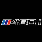BMW  4 SERIES  430 i   LOGO PROJECTOT LIGHTS (quantity 1 = 1 sets/2 door lights)Nr.bmw00177