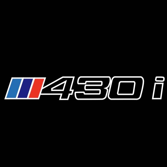 BMW  4 SERIES  430 i   LOGO PROJECTOT LIGHTS (quantity 1 = 1 sets/2 door lights)Nr.bmw00177