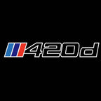 BMW  4 SERIES 420 d   LOGO PROJECTOT LIGHTS (quantity 1 = 1 sets/2 door lights)Nr.bmw00175
