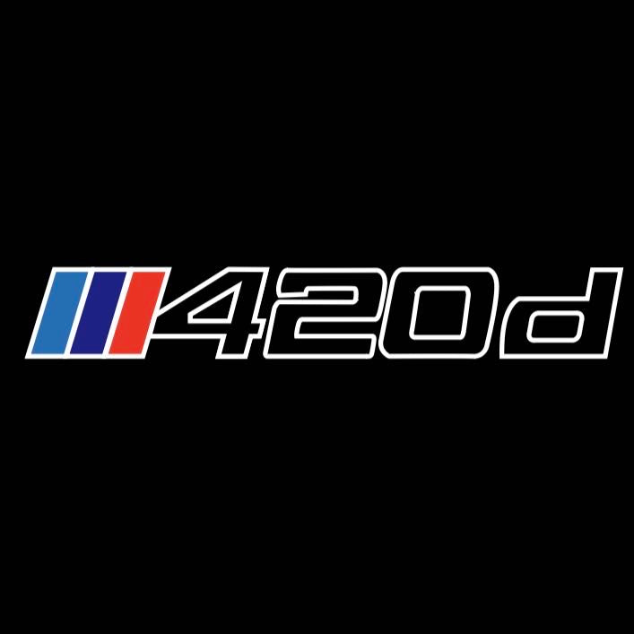 BMW  4 SERIES 420 d   LOGO PROJECTOT LIGHTS (quantity 1 = 1 sets/2 door lights)Nr.bmw00175