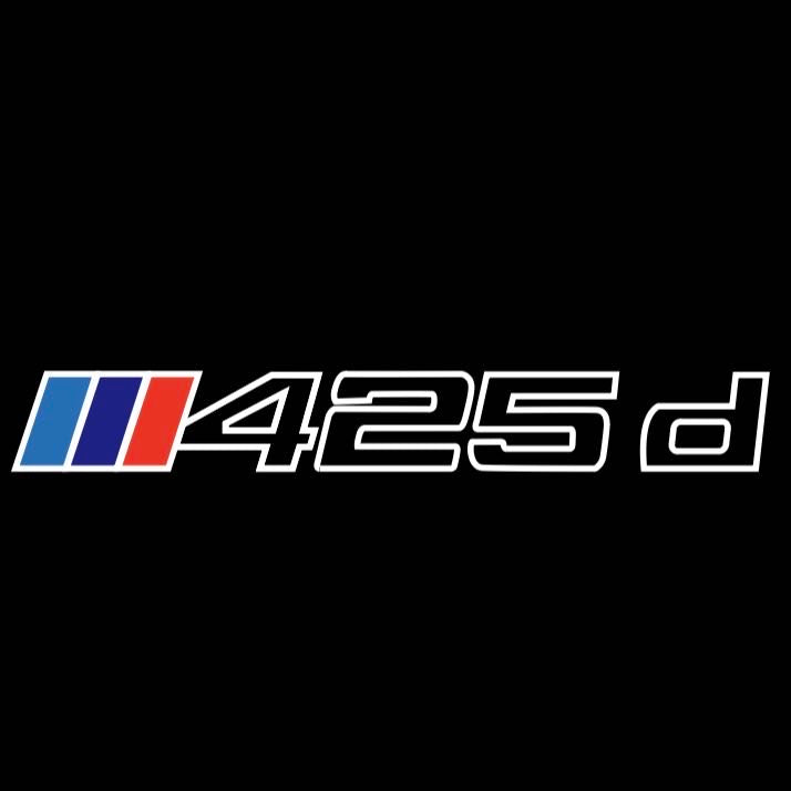 BMW  4 SERIES 425 d  LOGO PROJECTOT LIGHTS (quantity 1 = 1 sets/2 door lights)Nr.bmw00174