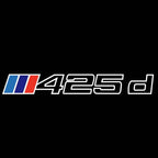 BMW  4 SERIES 425 d  LOGO PROJECTOT LIGHTS (quantity 1 = 1 sets/2 door lights)Nr.bmw00174