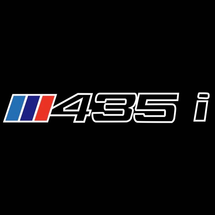 BMW 4  SERIES 435 i  LOGO PROJECTOT LIGHTS (quantity 1 = 1 sets/2 door lights)Nr.bmw00188