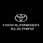 Toyota HIGHLANDER LOGO PROJECROTR LIGHTS Nr.02 (quantity 1 = 1 sets/2 door lights)T40