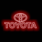 Toyota  Orignal LOGO PROJECROTR LIGHTS Nr.02 (quantity 1 = 1 sets/2 door lights)T74