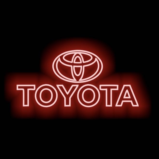 Toyota LOGO PROJECROTR LIGHTS Nr.02 (Menge 1 = 1 Satz/2 Türleuchten) 