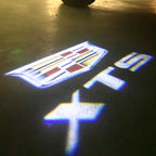 CADILLAC XTS LOGO PROJECTOT LIGHTS Nr.2645 (quantity 1 = 2 Logo Films /2 door lights）