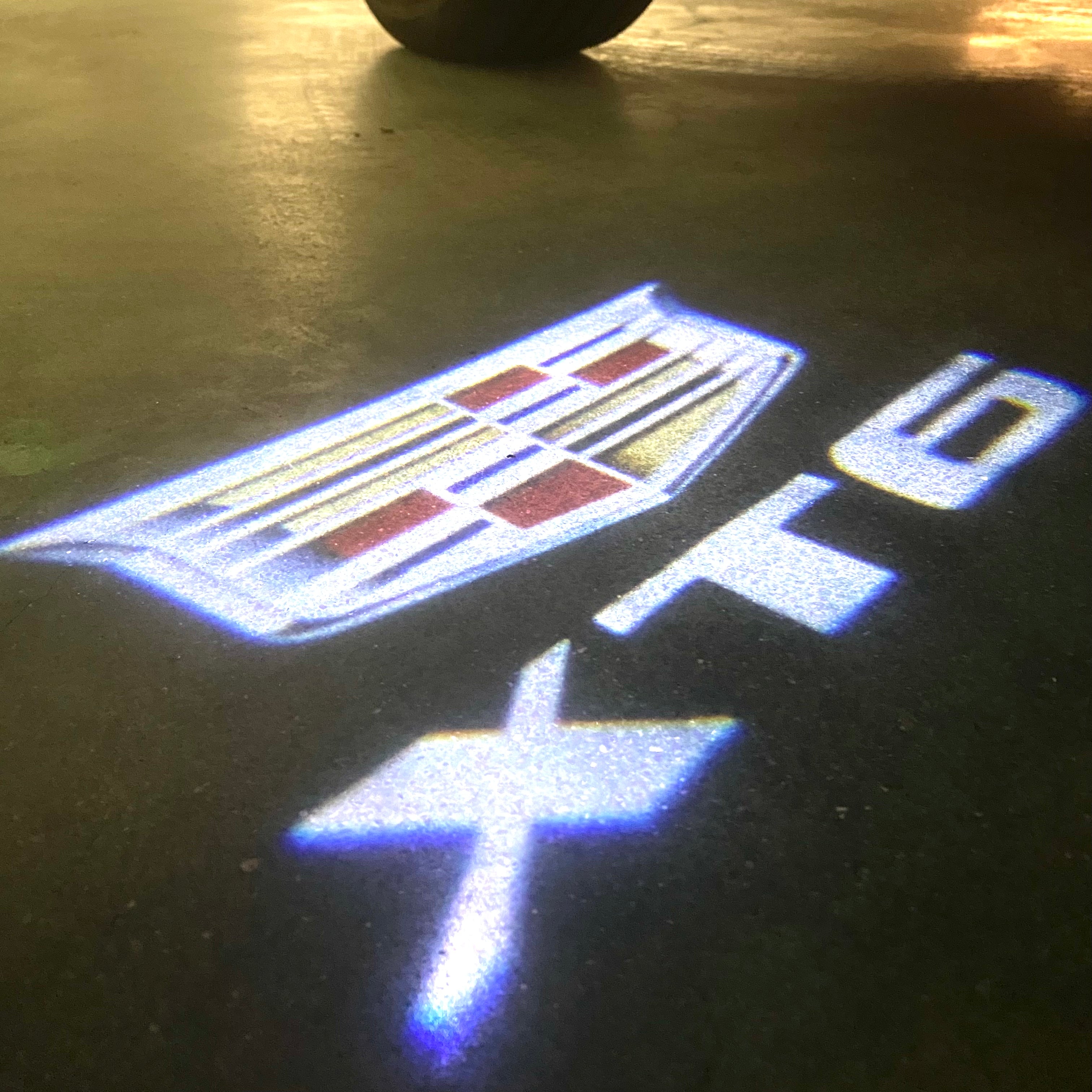 CADILLAC XT6 LOGO PROJECTOT LIGHTS Nr.2643 (quantity 1 = 2 Logo