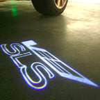 CADILLAC SLS LOGO PROJECTOT LIGHTS Nr.2618 (quantity 1 = 2 Logo Films /2 door lights）