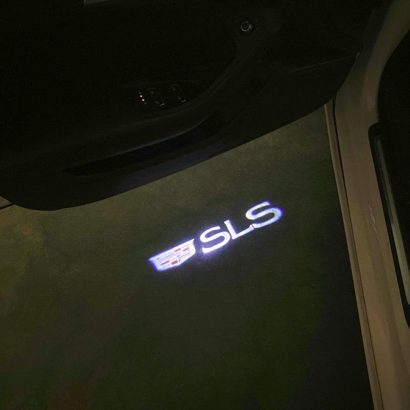 CADILLAC SLS LOGO PROJECTOT LIGHTS Nr.2579 (quantity 1 = 2 Logo Films /2 door lights）