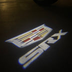 CADILLAC SRX LOGO PROJECTOT LIGHTS Nr.2648 (quantity 1 = 2 Logo Films /2 door lights）