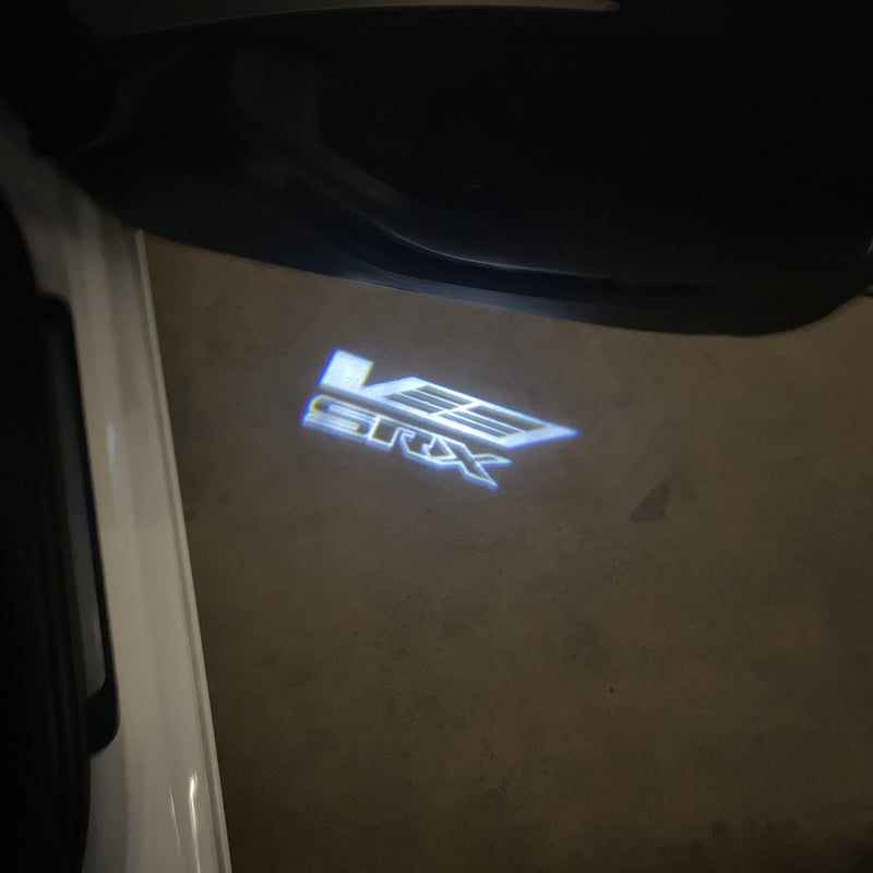 CADILLAC SRX LOGO PROJECTOT LIGHTS Nr.2619 (quantity 1 = 2 Logo Films /2 door lights）