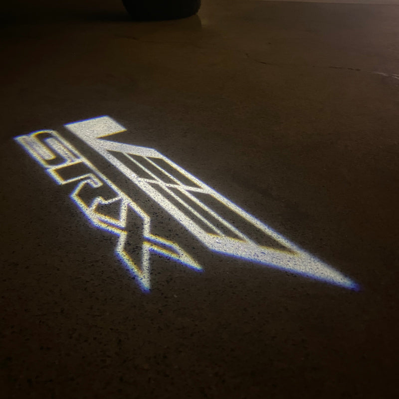 CADILLAC SRX LOGO PROJECTOT LIGHTS Nr.2619 (quantity 1 = 2 Logo Films /2 door lights）