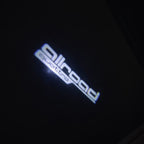 AUDI ALLROAD  LOGO PROJECTOT LIGHTS Nr.160  (quantity 1 = 2 Logo Films /2 door lights）